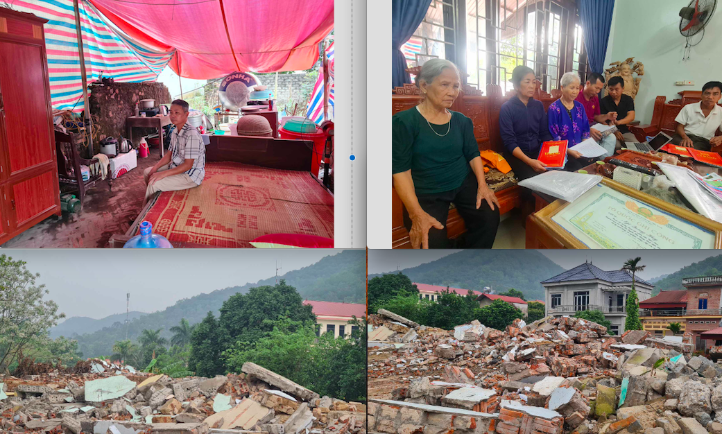 Bị cưỡng chế mất nhà ở, nhiều người dân xã Yên Lư kêu cứu lãnh đạo UBND tỉnh Bắc Giang